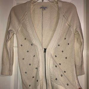 American eagle zip sweater